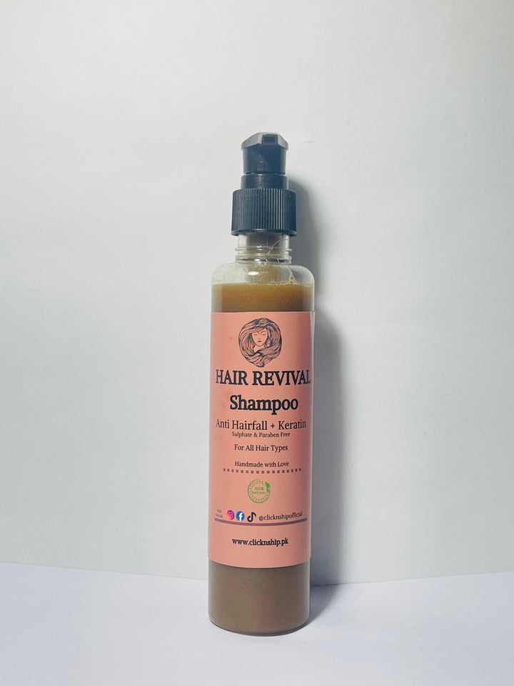 Hair Revival Shampoo – Amla, Reetha, Shikakai & Rosemary Blend | Natural Hair Growth & Strength