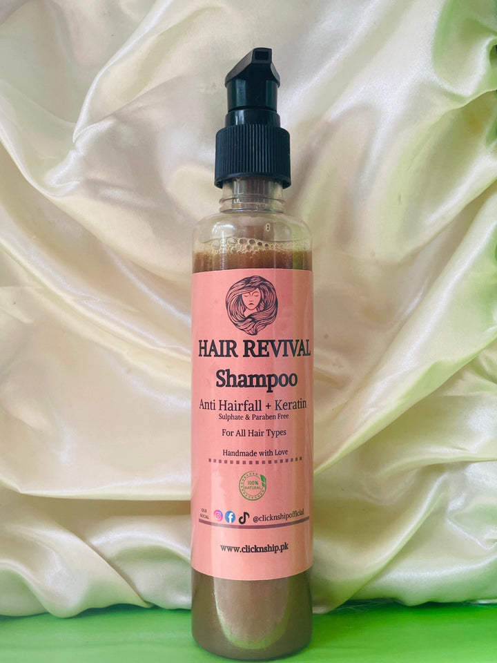Hair Revival Shampoo – Amla, Reetha, Shikakai & Rosemary Blend | Natural Hair Growth & Strength