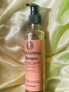 Hair Revival Shampoo – Amla, Reetha, Shikakai & Rosemary Blend | Natural Hair Growth & Strength